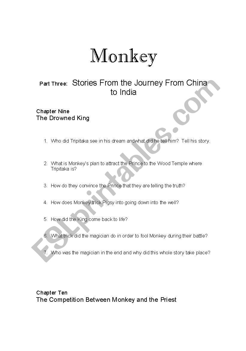    	Monkey: Journey to the West Chapters 9 and 10